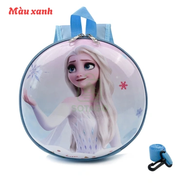 Balo 3D công chúa Elsa cho bé gái học mẫu giáo - Cặp 3D size 25x7cm, giá ưu đãi 125k 10