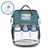 Balo Bỉm Sữa 2in1 3 Lớp Lót Cách Nhiệt Đựng Bình Sữa, Kéo Ra Cho Bé Ngủ Khi Du Lịch - 320k 6