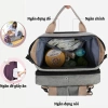 Balo bỉm sữa đa năng gấp gọn nhiều ngăn, tích hợp nôi, giữ nhiệt, vải chống thấm - Giá ưu đãi 299,000đ 2