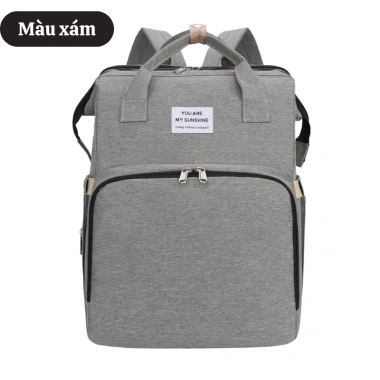 Balo bỉm sữa đa năng gấp gọn nhiều ngăn, tích hợp nôi, giữ nhiệt, vải chống thấm - Giá ưu đãi 299,000đ 10