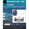 Balo Bỉm Sữa Đa Năng Nôi Gấp - Túi Bỉm Chống Nước, Giữ Nhiệt, Nhiều Ngăn Cao Cấp 214k 2