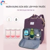Balo Bỉm Sữa Đa Năng Sohanei Fam - Nôi Gấp Gọn, Nhiều Ngăn, Chống Bụi, Chống Thấm Nước, Mommy Bag 8