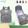 Balo bỉm sữa Sunshine đa năng kèm nôi gấp gọn giữ nhiệt, nhiều ngăn, chống nước VABA - 240k