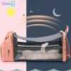 Balo bỉm sữa Sunshine đa năng kèm nôi gấp gọn giữ nhiệt, nhiều ngăn, chống nước VABA - 240k 3