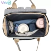 Balo bỉm sữa Sunshine đa năng kèm nôi gấp gọn giữ nhiệt, nhiều ngăn, chống nước VABA - 240k 6