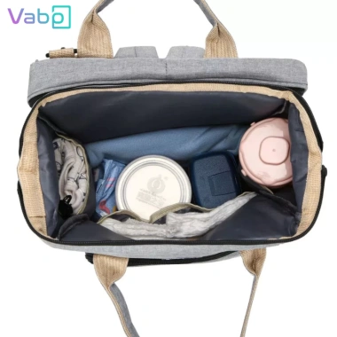 Balo bỉm sữa Sunshine đa năng kèm nôi gấp gọn giữ nhiệt, nhiều ngăn, chống nước VABA - 240k 6