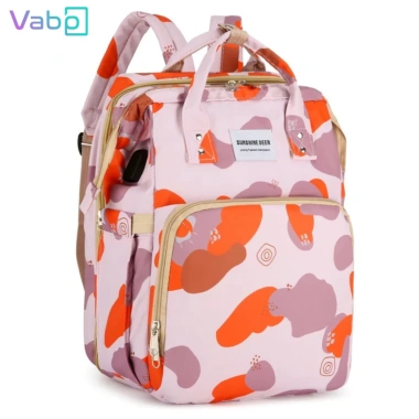 Balo bỉm sữa VBJBLB257 - Nôi gấp gọn, chống nước, giữ nhiệt, đa năng, USB sạc, 238.999 VND 7