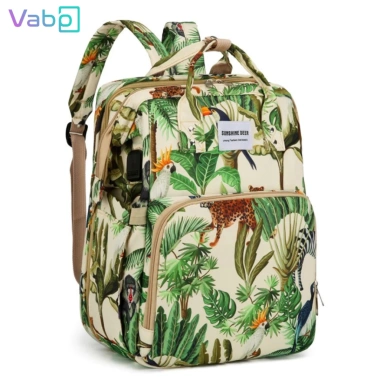 Balo bỉm sữa VBJBLB257 - Nôi gấp gọn, chống nước, giữ nhiệt, đa năng, USB sạc, 238.999 VND 8