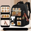 Balo Capybara NATIFA Chống Gù Siêu Nhẹ Chống Nước Chống Xước và Tặng Đồng Hồ & Móc Khóa cho Bé Tiểu Học 9