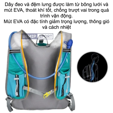 Balo chạy bộ, leo núi, đạp xe NEW THE WAY - Chống thấm, thoát khí, nhiều ngăn, 388.700₫