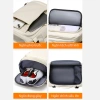 Balo Chibava cao cấp trắng be 28-38L - Chống nước, chống xước, 10-12 ngăn tiện dụng 7