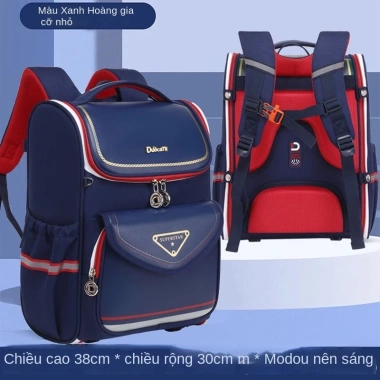 Balo Chống Gù Bé Tiểu Học Siêu Nhẹ Phản Quang Chống Nước – Nam Nữ Đi Học Mẫu Trơn Công Sở Giá Ưu Đãi 319k 2
