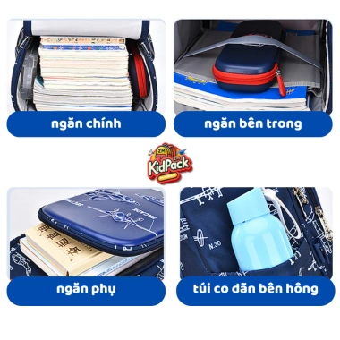 Balo chống gù ZM Kidpack chống nước - ZMCG cho bé trai, bé gái giảm còn 260.000đ