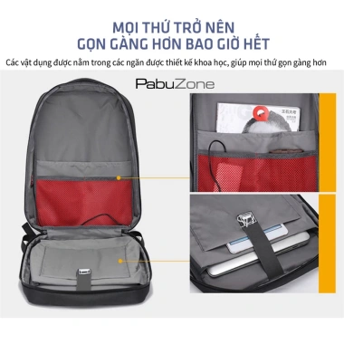 Balo Chống Nước Form Cứng Chống Sốc Nam Nữ Đa Ngăn Laptop 15.6 inch Du Lịch Đi Học BLM11 Giá Ưu Đãi 376k