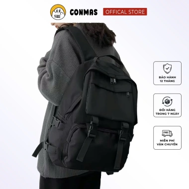 Balo CONMAS 2 Khóa Siêu Bền, Thời Trang - Giá ưu đãi 149.000, đa năng cho nam nữ 6