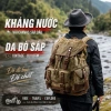 Balo da bò sáp nam nữ canvas sáp dầu, kháng nước, dung tích lớn - Giá 14,25tr