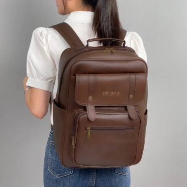 Balo da cao cấp GENBAG 15,6 inch chống sốc 5 chiều, chống nước, phù hợp nam nữ - Giá ưu đãi 185k