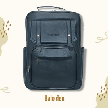 Balo da cao cấp GENBAG 15,6 inch chống sốc 5 chiều, chống nước, phù hợp nam nữ - Giá ưu đãi 185k