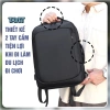 Balo Da Chống Nước, Chống Sốc 15.6 inch Đựng Laptop - Ngăn Du Lịch, Học Nam Nữ 4