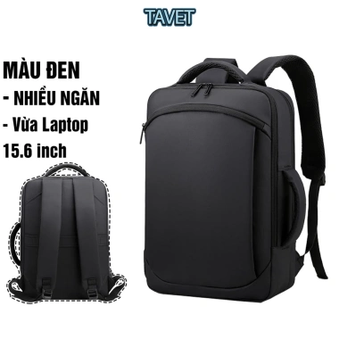Balo Da Chống Nước, Chống Sốc 15.6 inch Đựng Laptop - Ngăn Du Lịch, Học Nam Nữ 10