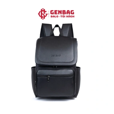 Balo da nam nắp gập basic, đi học đi chơi, đựng laptop 15.6 inch - 165.000đ