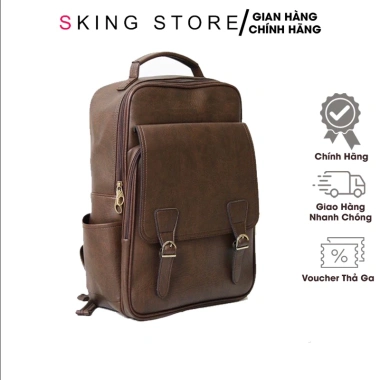Balo da nam nữ chống nước, đựng laptop 15.6”, công sở du lịch – 325.000₫