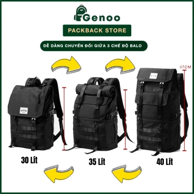 Balo Đa Năng Thể Thao 3 Trong 1 - Tùy Chỉnh 3 Kích Cỡ, 3 Mẫu, Chống Nước, Giá 713.000