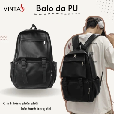 Balo Da PU Thời Trang Nam Nữ Chống Thấm Nước BL_M668 - Giảm Giá 119k