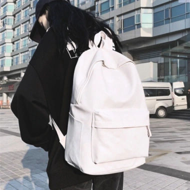 Balo Da PU Ulzzang Thời Trang Chống Nước Ngăn Sốc Đựng Laptop 15.6 inch Giá 159k 8