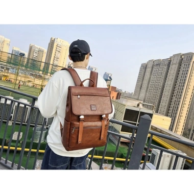 Balo da size to nam nữ, vừa laptop, thiết kế cá tính thời trang mới - Giá 410.000₫