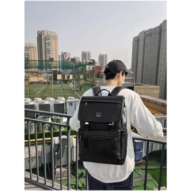 Balo da size to nam nữ, vừa laptop, thiết kế cá tính thời trang mới - Giá 410.000₫