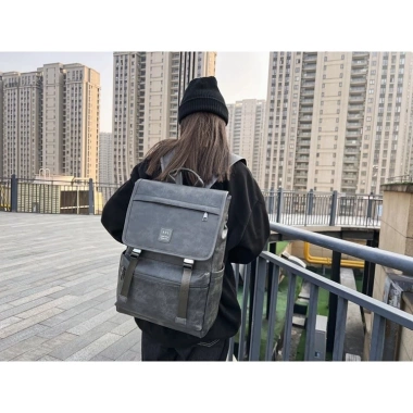 Balo da size to nam nữ, vừa laptop, thiết kế cá tính thời trang mới - Giá 410.000₫