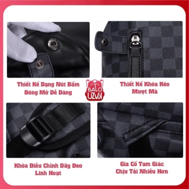 Balo da Ulzzang unisex chống nước BL27 cho học sinh sinh viên - giá 239k