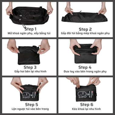 Balo đạp xe gấp gọn ZDK B4 siêu nhẹ, chống nước, thích hợp leo núi, dã ngoại 89.000₫