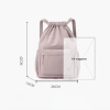 Balo Dây Rút Pastel – Chống Thấm, Chống Bám Bẩn, Điều Chỉnh Linh Hoạt, Dành cho Du Lịch/Trường Học 2