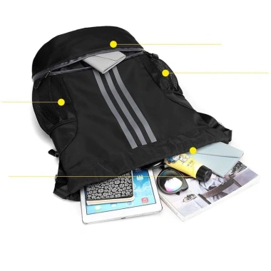 Balo Dây Rút Thể Thao Jindo Soccer Chống Thấm Nước, Ngăn Giày Đá Bóng, Gym, Đi Học, Nam Nữ - 122.500 VND