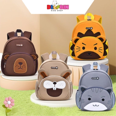 Balo DEEPIN BALO05 cho bé đi học mầm non, mẫu giáo - Hình động vật dễ thương, chất lượng cao, giảm giá 195.000₫