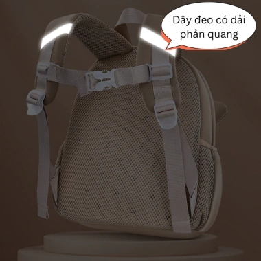 Balo DEEPIN BALO05 cho bé đi học mầm non, mẫu giáo - Hình động vật dễ thương, chất lượng cao, giảm giá 195.000₫
