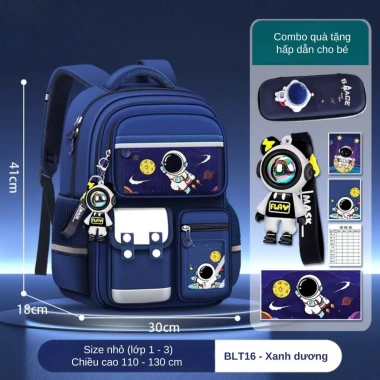 Balo đi học bé trai lớp 1-7 NinoKids BLT16 Đệm lưng êm ái bảo vệ cột sống 319.000 VND