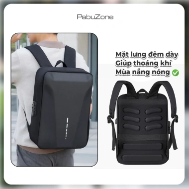 Balo Đi Học Form Cứng Chống Sốc Đựng Laptop 15.6 inch Nam Nữ Nhiều Ngăn Du Lịch Chống Nước 376.125 VND