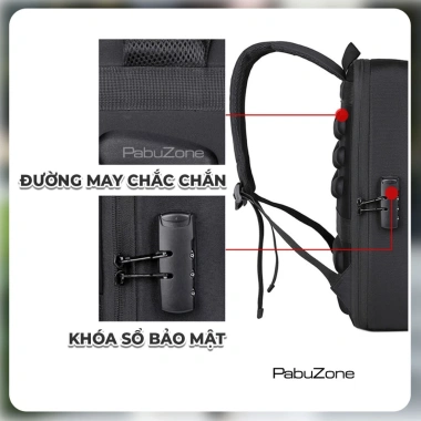 Balo Đi Học Form Cứng Chống Sốc Đựng Laptop 15.6 inch Nam Nữ Nhiều Ngăn Du Lịch Chống Nước 376.125 VND