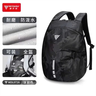 Balo Đi Xe Máy Chống Thấm Nước MDL726 - Đựng Nón Fullface Thời Trang Freeship