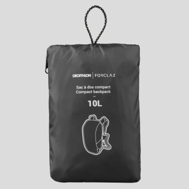 Balo du lịch 10L gấp gọn Travel 100 Đen FORCLAZ Decathlon - Giá chỉ 90.000đ 4
