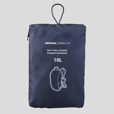 Balo du lịch 10L gấp gọn xanh navy FORCLAZ Decathlon mã 8.560.404 - Giá 90.000 VND