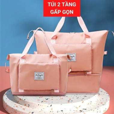 Balo Du Lịch 2 Tầng Gấp Gọn Đa Năng, Nhiều Ngăn Rộng Rãi - Giá 87.400₫ 7