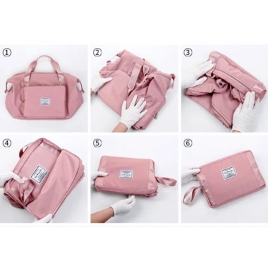 Balo Du Lịch 2 Tầng Gấp Gọn Đa Năng Nhiều Ngăn Rộng Rãi - Túi Xách Du Lịch Hàng Dày Dặn Giá Ưu Đãi 72.519 VND 4
