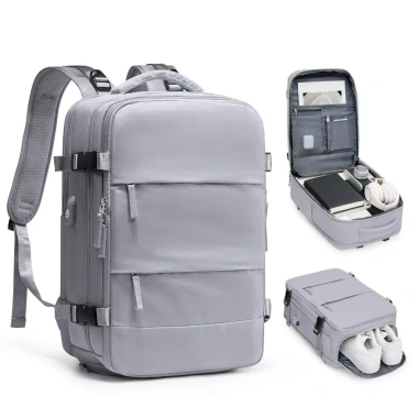 Balo Du Lịch 31L Chống Nước, Ngăn Giày, USB, Ngăn Khô Ướt - Chuẩn Size Máy Bay, Giá 399.500₫