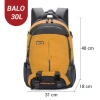 Balo du lịch 45L unisex chống nước, đệm lưng thoáng khí, siêu bền - Giá 218.500 VND 10