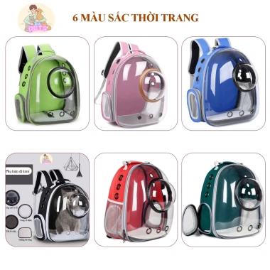 Balo du lịch chó mèo thoáng khí, cửa sổ cầu lồi, trong suốt - mẫu 2.025, giảm còn 179.000₫ 8