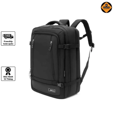 Balo du lịch cỡ lớn Leader Pro đa năng Xbags XB2.010 đen, đựng laptop 17 inch cao cấp - 449.000₫